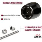 Yamaha Mt-09 Tracer Uyumlu Aks Koruma Takozu 2022 - 2025 (SİYAH)