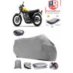 Yamaha Sr 500 Branda Gri Arka Çanta Uyumlu(Topcase) Motosiket Brandası Motor Örtüsü Çadır Su Geçirmez Motosiklet Kılıfı Motor Brandası,lastikli,taşıma Torbalı