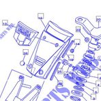 Yamaha T105e Crypton Ön Göğüs Paneli