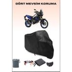 Yamaha Tenere 700 Uyumlu Siyah Motorsiklet Branda, Motor Örtüsü