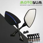 Yamaha Tricity 125 Dekorlu Ayna-Mavi Renk-A03428