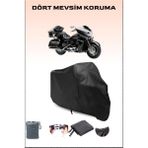 Yamaha Venture Royal Uyumlu Siyah Motorsiklet Branda, Motor Örtüsü