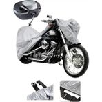 Yamaha X-Max 250 Gri Motosiklet Brandası Arka Çanta Uyumlu