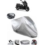 Yamaha X-Max 250 Momodesign Arka Çanta Uyumlu Motosiklet Brandası Lüx Premium Kalite - Gri