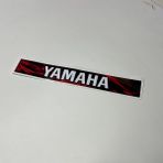 Yamaha Yazılı Kırmızı Arka Maşa Sticker Modeli