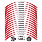 Yamaha YS 125 Beyaz Kırmızı Jant Şeridi