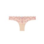 YAMAMAY - Brezilya slip Melissa Pour Femme, Açık pembe (çiçekler), 42