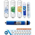 Yaman Group Waterdizayn Kapalı Kasa Su Arıtma Cihazları Için 6'Lı Mineral Filtre Inline Filtre Seti