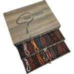 Yaman Hediyelik Kişiye Özel Ahşap Tesbih Koleksiyon Kutusu, Aksesuar Kutusu, Tesbihlik (30 Tesbihlik) - Desen-Tesbih