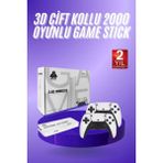 Yaman Market 3D 4K Hd 2.4g Game Stick 4K Ultra Hd Oyun Konsolu Çift Kollu - KB002H-6HHZS3