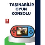 Yaman Market 520 Oyunlu Taşınabilir Oyun Konsolu Hd Ekranlı Retro Eğlence - KB002H-6HI3R1