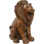 Yaman Market Ahşap Aslan Figürü 50 cm