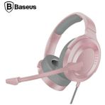 Yaman Market Baseus Gamo D05 Immersive Virtual 3D Işıklı Pc Gaming Oyuncu KULAKLIĞI-(5775) - KB002H-6J4942 - Pembe