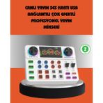 Yaman Market Bluetooth Bağlantılı Karaoke ve Yayın Ses Kontrol Ünitesi - KB002H-6HCQU1 - Çok Renkli