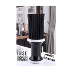 Yaman Market Hsnet Pudra Hazneli Ense Fırçası Saç Temizleme Fırçası - Berber Temizlik Fır - KB002H-6IP48 - Renkli