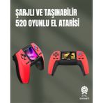 Yaman Market P5 Gamepad Retro Konsol – Nostaljik Oyun Deneyimi 520 Klasik Oyun Seçeneği - KB002H-6I9XB7
