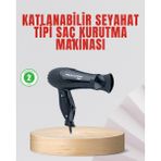 Yaman Market Seyahat Tipi Saç Kurutma Makinesi Katlanabilir Hafif Yapı - KB002H-6HD4Q6 - Çok Renkli