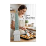 Yaman Market Yumurta Fırçası 18 cm Mutfak Yağlama Sos Sürme Fırçası Pasta Hamur Fırças? - KB002H-6HFJE - Çok Renkli