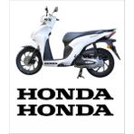 Yamanb Honda Dio Marşpiyel Sticker Honda Sticker 2 Adet 20CM Sıyah - Siyah