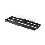 Yamazaki 5398 Tower yapışkan kanca sıhhi tablet, siyah, çelik/silikon yapışkan kanca: Polikarbonat/PET/poliüretan, minimalist tasarım