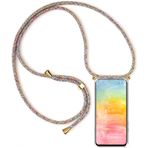 YAMCCCSE Sony Xperia X Compact için bantlı cep telefonu zinciri cep telefonu kılıfı - Şeffaf cep telefonu zinciri, kordonlu, asmak için cep telefonu askısı, boyun bandı, kordon kılıfı, gökkuşağı