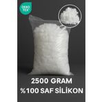 Yamesa %100 Saf Silikon 2500 Gram Boncuk Elyaf Dolgu – Yastık, Kırlent, Yorgan Ve Oyuncak Doldurmak