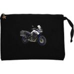 Yamha XT1200Z Super Tenere Siyah Clutch Astarlı Cüzdan / El Çantası - 25x18cm