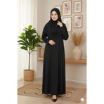 YAMORE Tek Parça Namaz Elbisesi Siyah