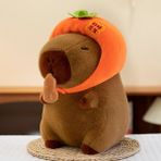 Yan123 40 cm Trabzon Hurması Kirpi Balığı Peluş Oyuncak Bebek Yastık Hediye (Yurt Dışından) - Renkli