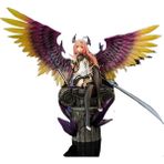 Yan123 God Strike'ın Gazabı Bahamut Dark Dragon Rider Dark Angel Heykelcik Aranjmanı (Yurt Dışından) - Figür Modelleri