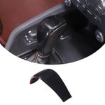YANER Ford Ranger/Everest 2015-2018 Mat Siyah Vites Topuzu Kapak Trim, ABS Vites Başkanı Kapağı Trimler İç Aksesuar ile Uyumlu