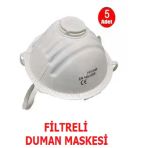 Yangın İçin Duman Maskesi Filtreli 5 Adet