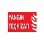 Yangın Teçhizatı Uyarı Tabelası - 20x30 Alüminyum Kompozit Panel - Y9