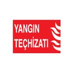 Yangın Teçhizatı Uyarı Tabelası - 70x100 Alüminyum Kompozit Panel - Y9