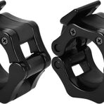 YANGWEN 2 Adet Kolye Dambıl Kelepçe Halkası, Halter Klipsleri, Fitness Eğitimi için Uzun Halter Tokası, Halter Sabitleme Aksesuarları, 30 mm