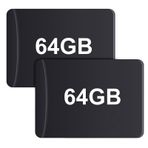 YANGXZXZ Güvenlik Mini Gizli Kameralar için 64GB Kart, 2 adet