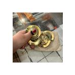 YANIKLAR MÜZİK Oryantal Parmak Zil Pirinç Döküm 480gr (lastik Dahil , Büyük Boy )