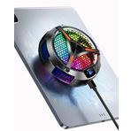 YANISM iPad Soğutucu,IPAD/Yüzey pro/Samsung Tab/Buhar Güverte için Manyetik Tablet Soğutucu,Sıcaklık Monitörlü IPAD Soğutma Fanı Mobil Oyun için LED Oyun Işığı, Tiktok Canlı Akışı