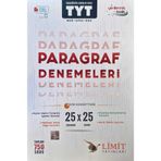 Yanıt Yayınları Limit TYT Paragraf Denemeleri MSÜ | KPSS | DGS 25 X25 DENEME 2024 -2025
