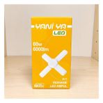 Yaniya 60W 6000LM 4+1 Pervane LED Ampul E27 IP20 - Beyaz