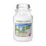 Yankee Candle 1010728E Büyük Klasik Mum Clean Cot - Beyaz - 1 Adet