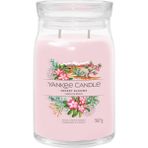 Yankee Candle Desert Blooms Signature Büyük Mum - Pembe