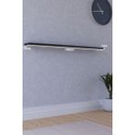 yankı-byeg 100 Cm Mat Siyah Mdf Uçan Duvar Rafı Gizli Bağlantı Kitaplık