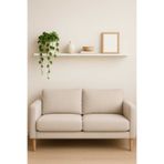 yankı-byeg 120 Cm Mat Beyaz Mdf Gizli Montaj Ahşap Duvar Rafı Uçan Raf Kitaplık