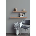 Yankı-BYEG 2li 50 cm 60 cm Safir Meşe Mdf Duvar Rafı Kitaplık