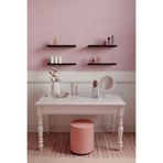 Yankı-Byeg 30 Cm 4Lü Mat Siyah Mdf Uçan Duvar Rafı Gizli Bağlantı Çiçeklik