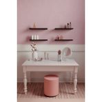 yankı-byeg 30 cm 4lü Mat Siyah Mdf Uçan Duvar Rafı Gizli Bağlantı