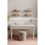 Yankı - BYEG 30 Cm 4lü Safir Meşe Mdf Uçan Duvar Rafı Gizli Bağlantı Kitaplık