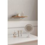 Yankı-Byeg 30 Cm Safir Meşe Mdf Uçan Duvar Rafı Gizli Bağlantı Kitaplık
