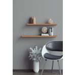 Yankı - BYEG 50 Cm 60 Cm 2li Safir Meşe Uçan Duvar Rafı Gizli Bağlantı Kitaplık